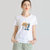 《伊绒腾》200克纯棉男女同款T恤(白色 S)第6张高清大图