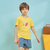 阿狸童装2021夏季新款印花纯棉T恤(160 黄色)第4张高清大图
