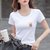 棉 inschina中国四神兽T恤女短袖时尚民族风体恤衫女(小标四神兽-白色 XL)第2张高清大图
