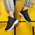 2021四季新款大码青少年潮鞋中学生休闲黑色系带透气运动跑步鞋(浅黄色 39)第10张高清大图