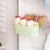 有乐门背挂式冰箱橱柜桌面杂粮食品储物盒 收纳置物架zw2020(粉色)第3张高清大图