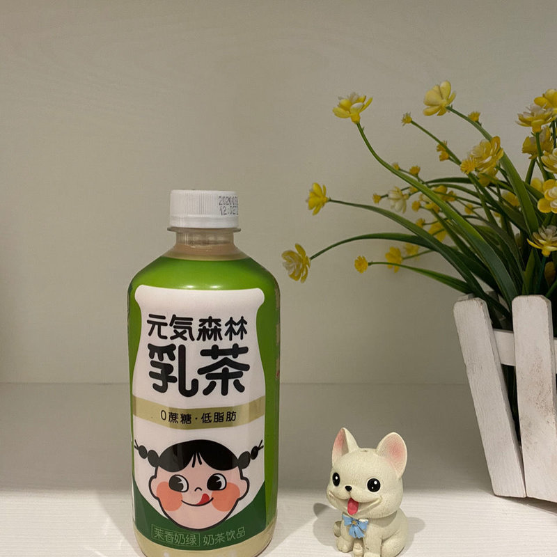 元气森林乳茶低糖低脂低卡奶茶450ml5瓶整箱网红牛乳茶元気饮料元气