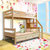 木巴实木子母床多功能儿童床上下带书桌床高低组合床上下铺包邮(C028 默认)第2张高清大图
