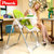 pouch儿童餐椅多功能便携可折叠婴儿餐椅宝宝餐椅儿童吃饭餐桌椅K06(清新蓝)第2张高清大图