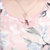 VEGININA 韩版重工刺绣修身复古连衣裙 9903(粉红色 XXL)第4张高清大图