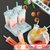 【买一送一】DIY雪糕模具卡通冰淇淋自制冰棒冰棍冰块做冰糕磨具(大支玫瑰方形6支【送方形8支+榨汁机)第4张高清大图