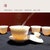 功夫茶具套装泡茶家用客厅陶瓷茶壶茶杯白瓷羊脂玉盖碗茶盘小型(98-如初盖碗-羊脂玉茶具(圆托过滤组) 11件)第3张高清大图