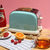 英国Balee烤面包机 多士炉吐司机片早餐家用复古小型加热压不锈钢(中国红点 英国插头)第2张高清大图
