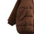 贝壳元素宝宝面包棉服 冬装新款女童童装儿童加厚拉链棉袄外套wt9128(150 焦糖色)第4张高清大图
