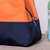 创简坊（CJIANFF） 加厚便当包饭盒袋手提袋子拼接带饭包午餐包男女学生包简约双色(上黄色下紫色)第4张高清大图