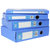 天色 加厚大容量档案盒 文件盒 资料盒 A4收纳塑料凭证盒(蓝色/厚度2cm/可放130页A4纸)第2张高清大图