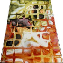 龙禧地毯 现代抽象家用客厅茶几地毯 长方形卧室大地毯床边毯(YY17-3)