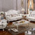 拉斐曼尼 FS001 欧式沙发 法式田园实木沙发组合 客厅奢华布艺沙发(A款 1+2+3组合)第2张高清大图