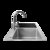 方太（FOTILE）嵌入式超声波海鲜水果清洗水槽洗碗机JBSD2F-X5S(黑色)第5张高清大图