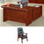 卡里鳄KLE—HSF457办公桌椅1米8每套带大小附柜第5张高清大图