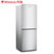 万宝(Wanbao) BCD-180D 两门迷你冰箱 小型家用 小型冰箱 节能静音 直冷双门冰箱 180升(银拉丝 默认值)第2张高清大图