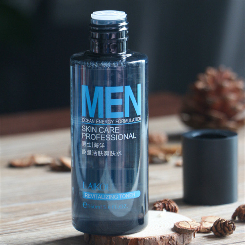 莱蔻laikou男士爽肤水160ml瓶持久补水控油平衡收缩修护毛孔保湿水