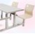利尚 餐桌椅不锈钢食堂连体餐桌椅YLKC2016(默认 默认)第5张高清大图