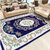 欧式简约地垫 家用地毯客厅茶几长方形可机洗 卧室床边防滑薄地毯 可定制(青绿6 40X60cm+60X90cm)第2张高清大图