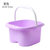 日式足浴盆脚底滚轮泡脚桶E132家用塑料洗脚盆大号足浴桶lq7500(紫色)第5张高清大图
