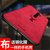 小米红米note8手机壳Note8pro麋鹿布纹NOTE8防摔软边note8pro全包保护套(黑色 红米Note8pro)第2张高清大图