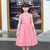夏季新品儿童韩版棉质连衣裙无袖公主裙(150 红白小波浪)第2张高清大图