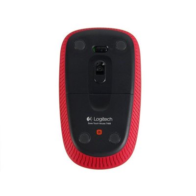 罗技（Logitech） T400无线局部触控鼠标（红色）