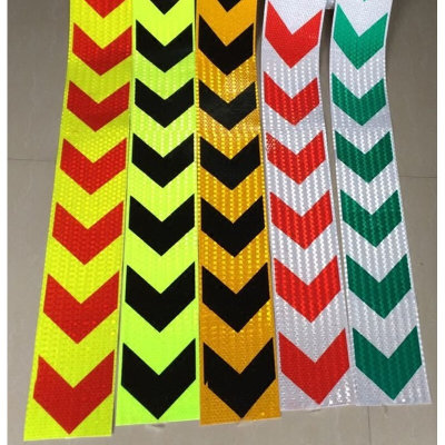 10CM宽箭头反光导向标汽车反光条货车车库防