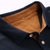 太子龙夏季新款男士短袖t恤翻领polo衫潮牌潮流上衣服男装半袖体恤3   Stz501(TZL-Stz501藏蓝色（灰色袖） 3XL)第3张高清大图