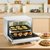松下（Panasonic）蒸烤箱家用台式嵌入 多功能电烤箱蒸烤二合一 蒸烤一体机 NU-SC85MW 白色(白色)第2张高清大图
