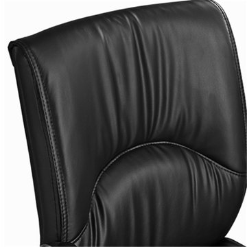 GX 办公椅环保西皮会议椅弓形电脑椅人体工学职员椅(黑 GX-08弓形椅)