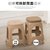永岩钢木 经济家用塑料凳 简约时尚居家凳  YY-0069(卡其色 粉色 绿色 默认)第5张高清大图