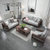 一米色彩 实木沙发 中式沙发 沙发 客厅 实木 现代中式木沙发组合 客厅沙发(粗麻 单人位)第2张高清大图