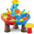 【彼优比】夏日沙滩溪水玩具沙滩桌玩具沙子史莱姆DIY操作台玩具(方形小树 沙滩桌)第5张高清大图