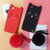 OPPO R11plus手机壳r11plus可爱卡通硅胶防摔女款全包边创意猫咪(小棕熊+同款绳)第5张高清大图