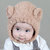 milky friends婴儿帽子3-6-12个月冬季男女宝宝套头帽秋冬新生儿帽子胎帽潮(灰色 均码（46-50CM）)第4张高清大图