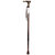 如斯卡（RUSSKA）老人拐杖手杖 铝制手杖 人体功能学右手设计 伸缩手杖 古铜第2张高清大图