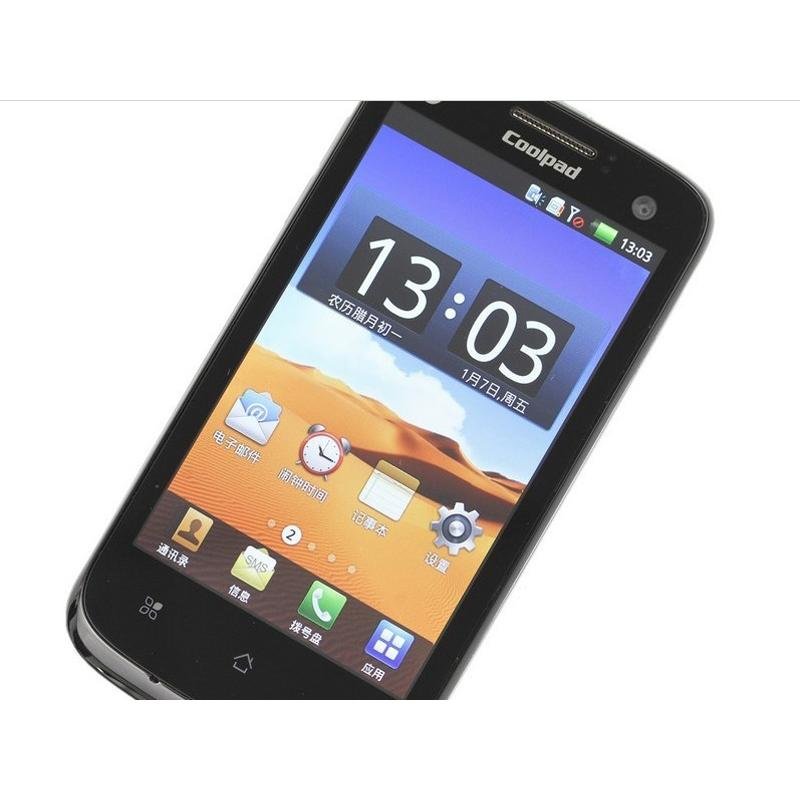 酷派(coolpad)8180 3g手机(薄雾银)td-scdma/gsm