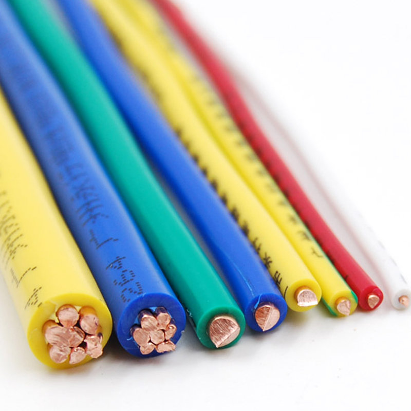 恒菱电线bv6平方电线电缆国标铜芯线家装家用电线bv单芯入户总线红色