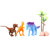 福九易玩具恐龙玩具软胶超大号可发声动物46cm霸王龙 恐龙玩具套装 生日礼物 男孩女孩 节日礼物 小号套装（4）(混合色)第3张高清大图