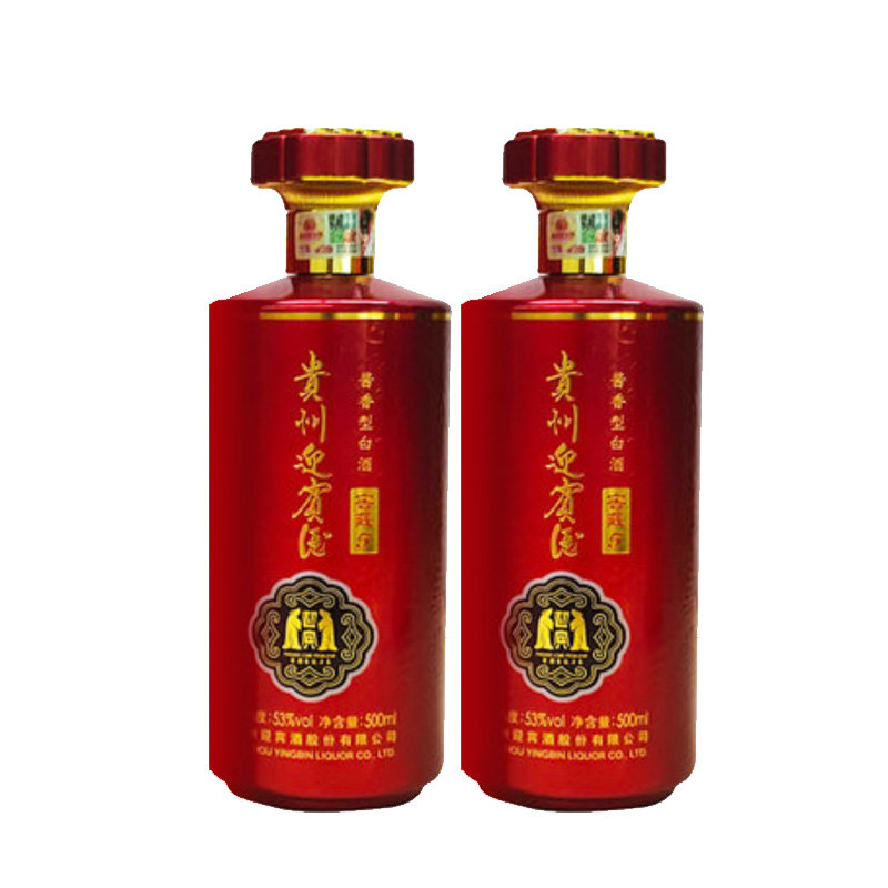 国美酒业迎宾53度窖藏5酱香型白酒500ml单瓶装