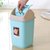 俊采云JCY-E036垃圾桶卫生间厨房摇盖收纳桶 创意带盖垃圾桶10L（单位：个）(粉色 JCY-E036)第5张高清大图
