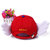 SUNTEK韩国版阿拉蕾宝宝棒球帽儿童天使翅膀亲子帽成人春夏鸭舌帽送眼镜(儿童布款送眼镜 天蓝)第3张高清大图
