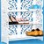 【京好】雕花镂空鞋架 现代简约环保欧式防水火木塑板 鞋柜D142(白色长60宽25高80厘米A款4层 其他)第4张高清大图