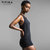 TITIKA瑜伽服2017夏季运动背心女跑步健身吸湿排汗速干瑜伽上衣63539(黑色 XS)第3张高清大图