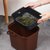 家用茶桶茶渣桶垃圾过滤排水桶茶台废水桶功夫茶具配件小号茶水桶(棕色10升)第4张高清大图