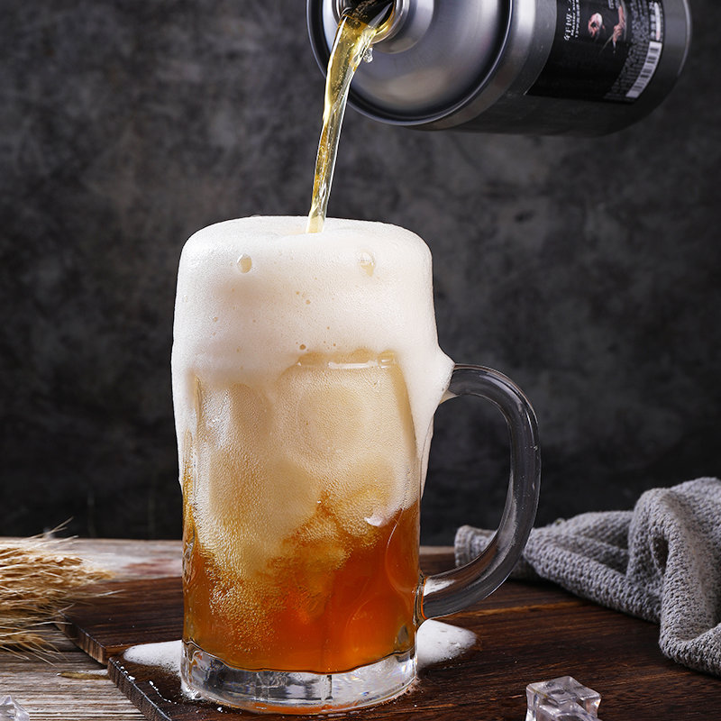 轩博大师德国工艺精酿啤酒经典醇正原浆啤酒整箱扎啤大桶白啤2l装(190