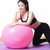 艾美仕瑜伽球55cm65cm75cm加厚防爆健身球 健身运动儿童孕妇助产瑜珈球家用瑜伽用品(紫罗兰 直径55cm)第4张高清大图
