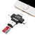 苹果手机读卡器四合一TF卡iPhone5/6s/7 type-c USB多功能读卡器(846-金属_+32)(USB2.0)第3张高清大图