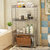 索尔诺不锈钢厨房置物架 浴室卫生间角架 卧室落地层架 收纳架子Z654第2张高清大图